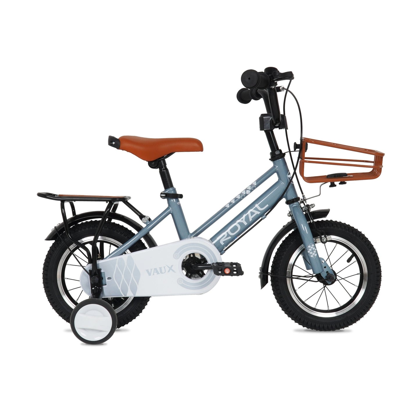 VAUX Royal 12" Kids Bike - Silver - Marah Kids