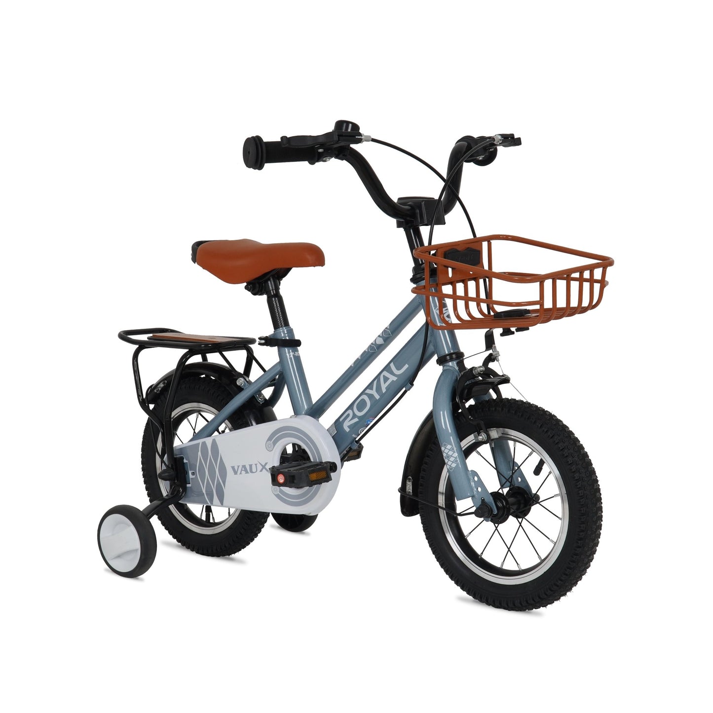 VAUX Royal 12" Kids Bike - Silver - Marah Kids