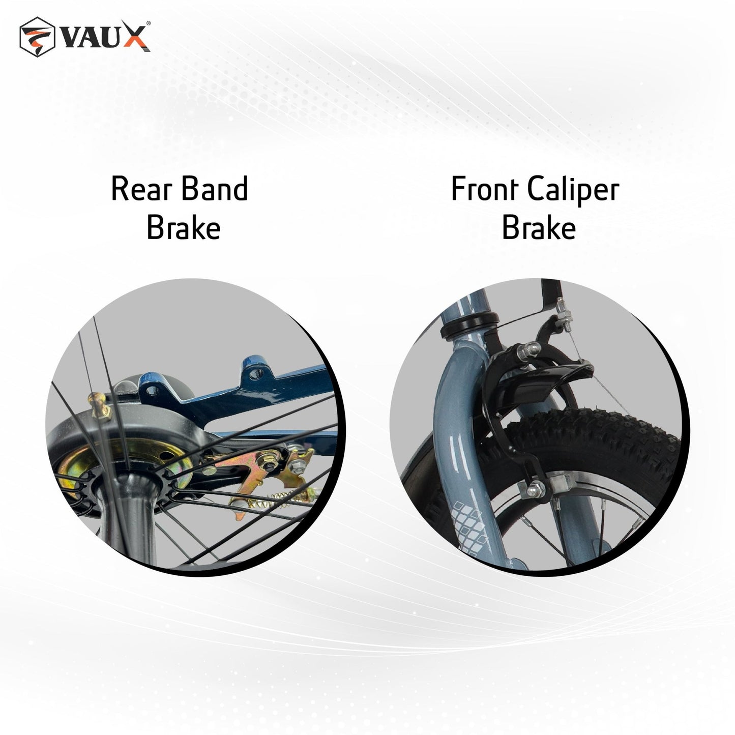 VAUX Royal 12" Kids Bike - Silver - Marah Kids