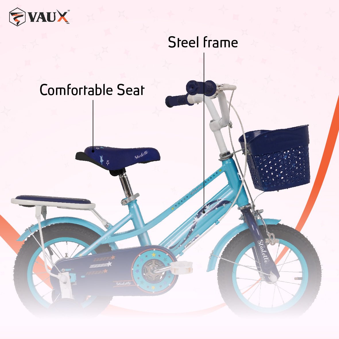 VAUX Starlette 12" Girls Bike - Green - Marah Kids
