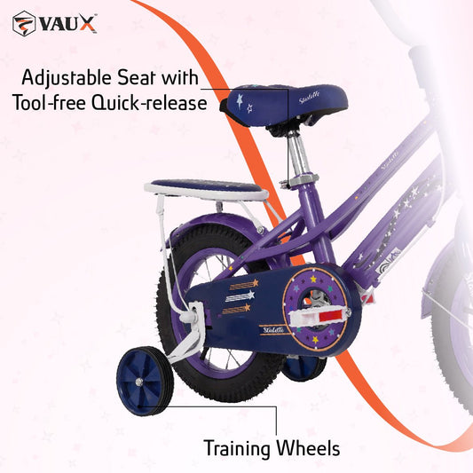 VAUX Starlette 12" Girls Bike - Purple - Marah Kids