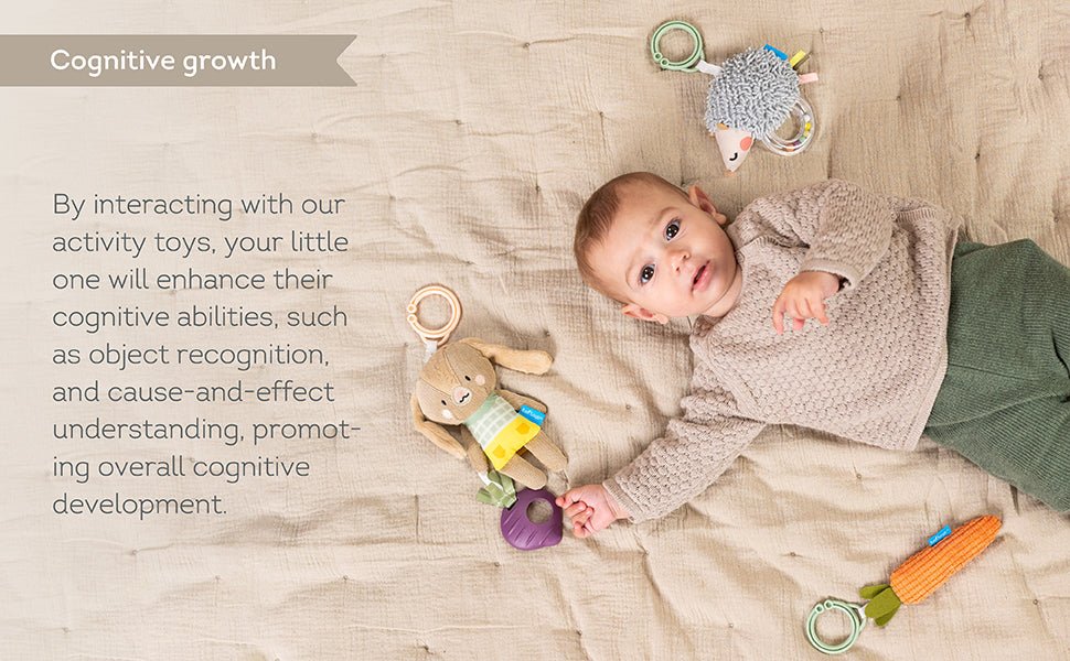 Taf Toys Urban Garden Activity Kit | 3 Plush Sensory Toys for Babies 0M+ - Marah Kids