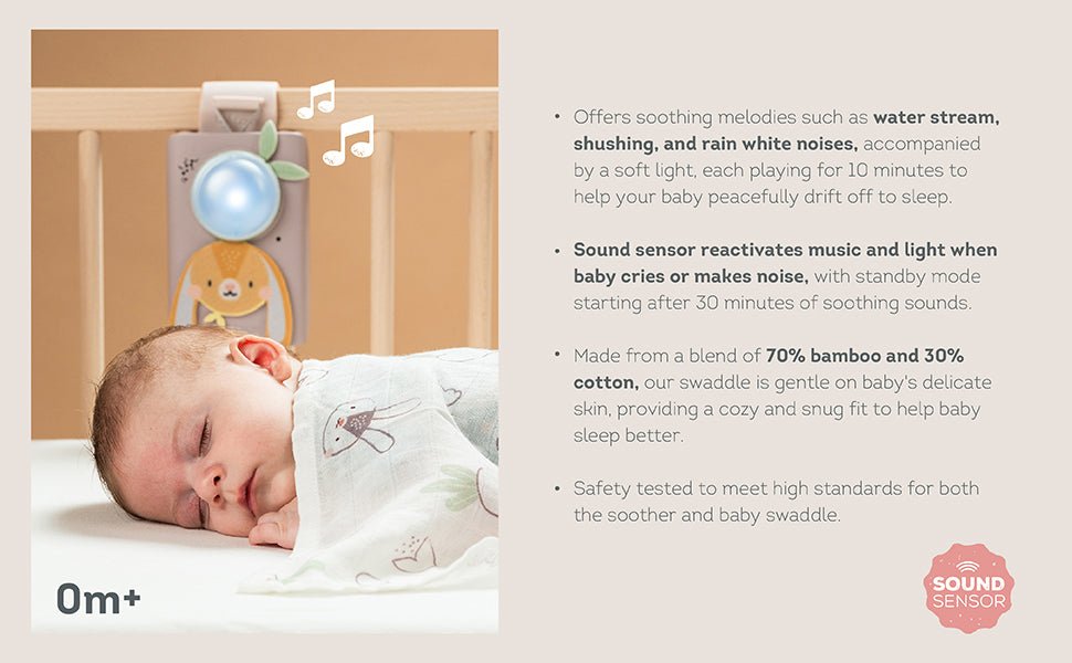 Taf Toys - Bunny Soother & Swaddle Set - Marah Kids