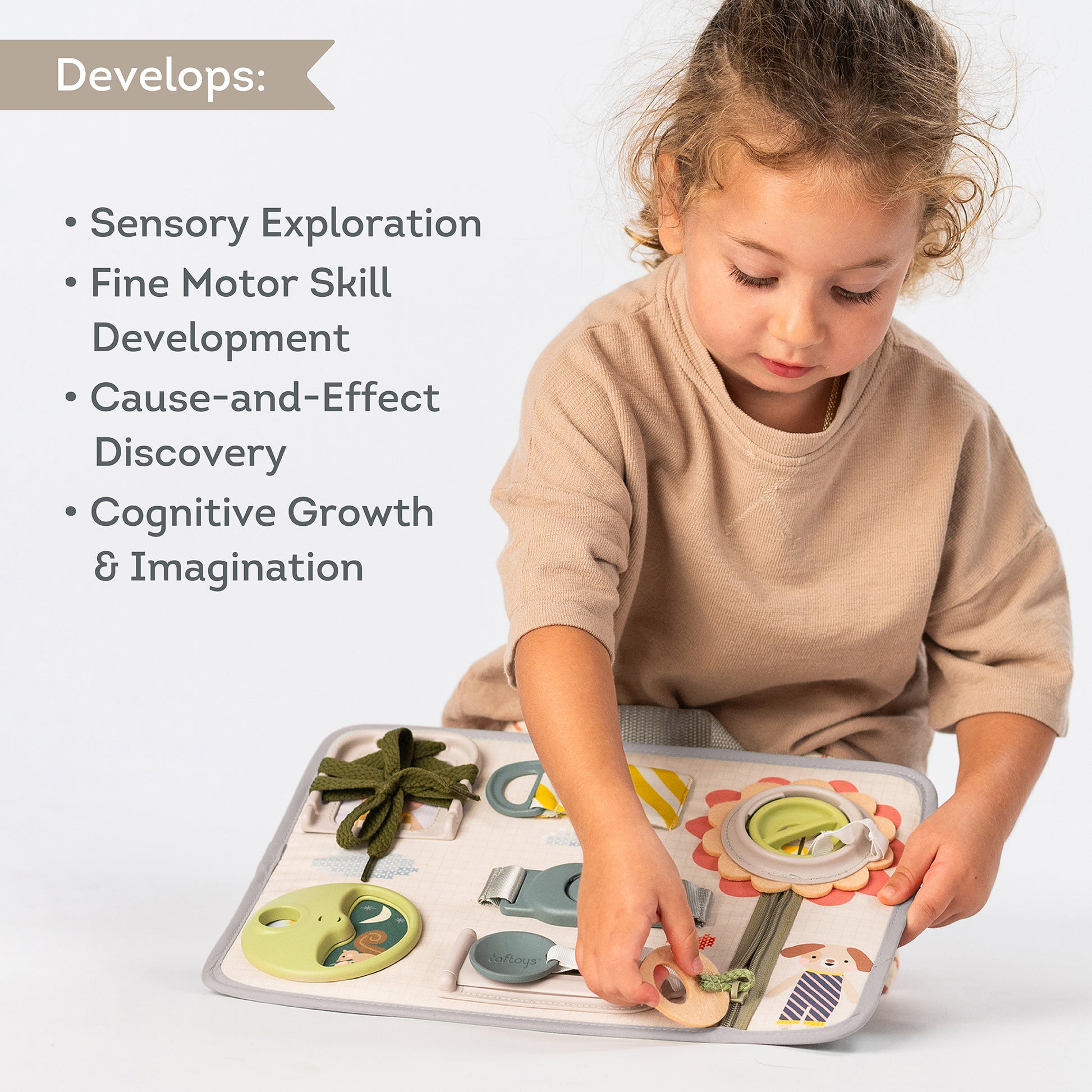 Taf Toys - Easier Learning Snap'n Learn Activity Busy Board - Marah Kids