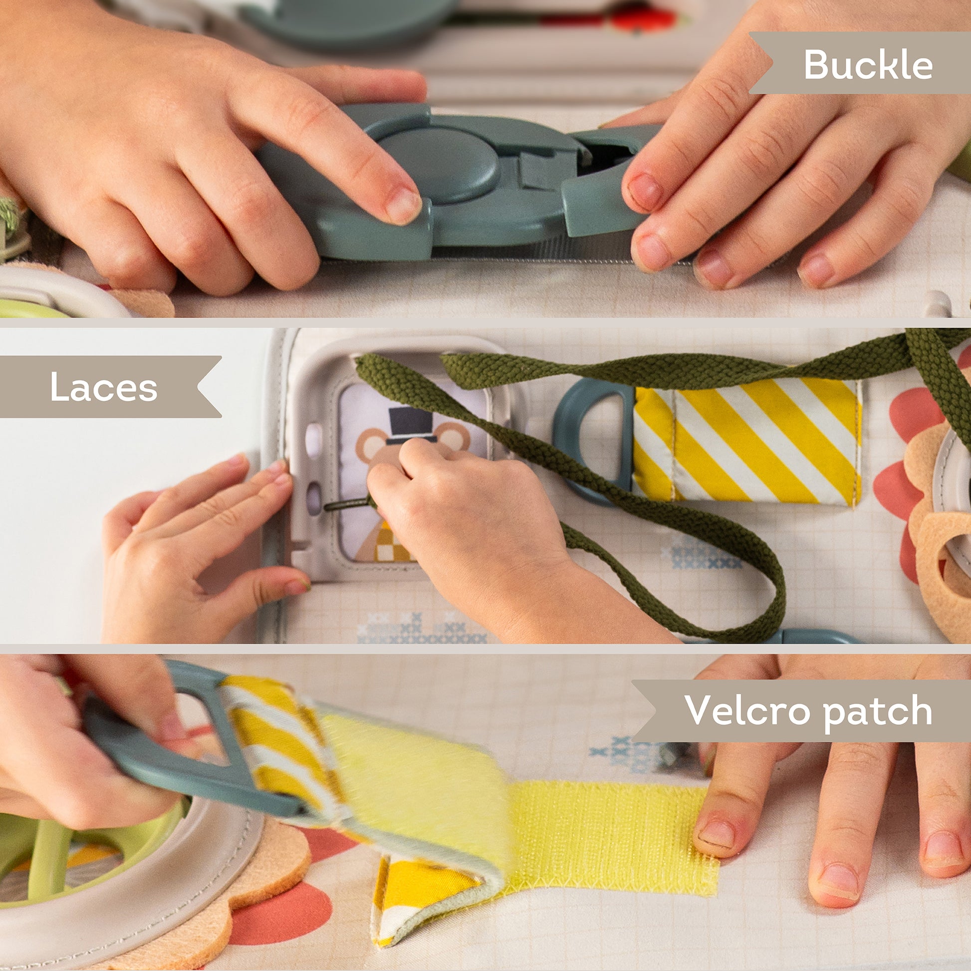 Taf Toys - Easier Learning Snap'n Learn Activity Busy Board - Marah Kids