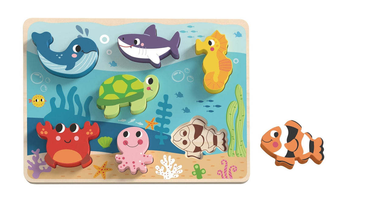 TOOKY TOY Chunky Puzzle - Marine - Marah Kids
