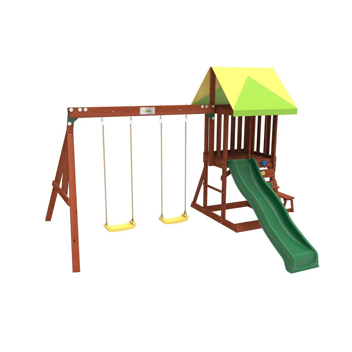 Kiddoro - Mighty Jungle Swing Set - Marah Kids