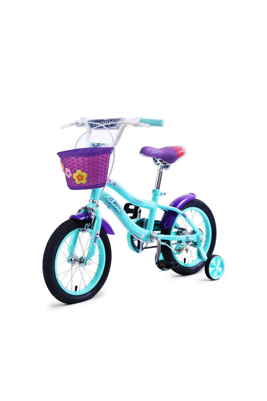 Athena 14" Kids Bicycle - Green - Marah Kids
