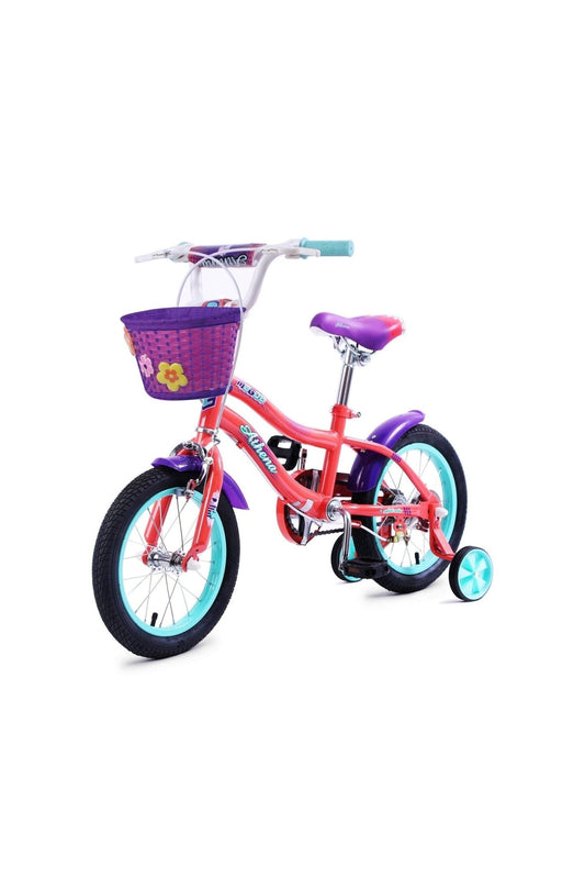 Athena 14" Kids Bicycle - Peach - Marah Kids