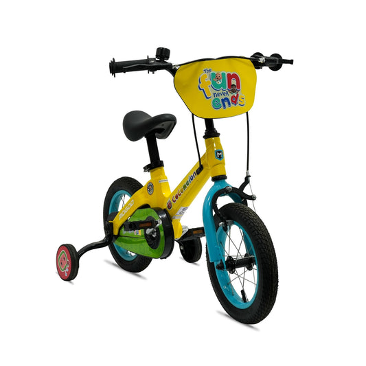 Cocomelon Play Kids Magnesium Bike - 14 Inch - Yellow - Marah Kids