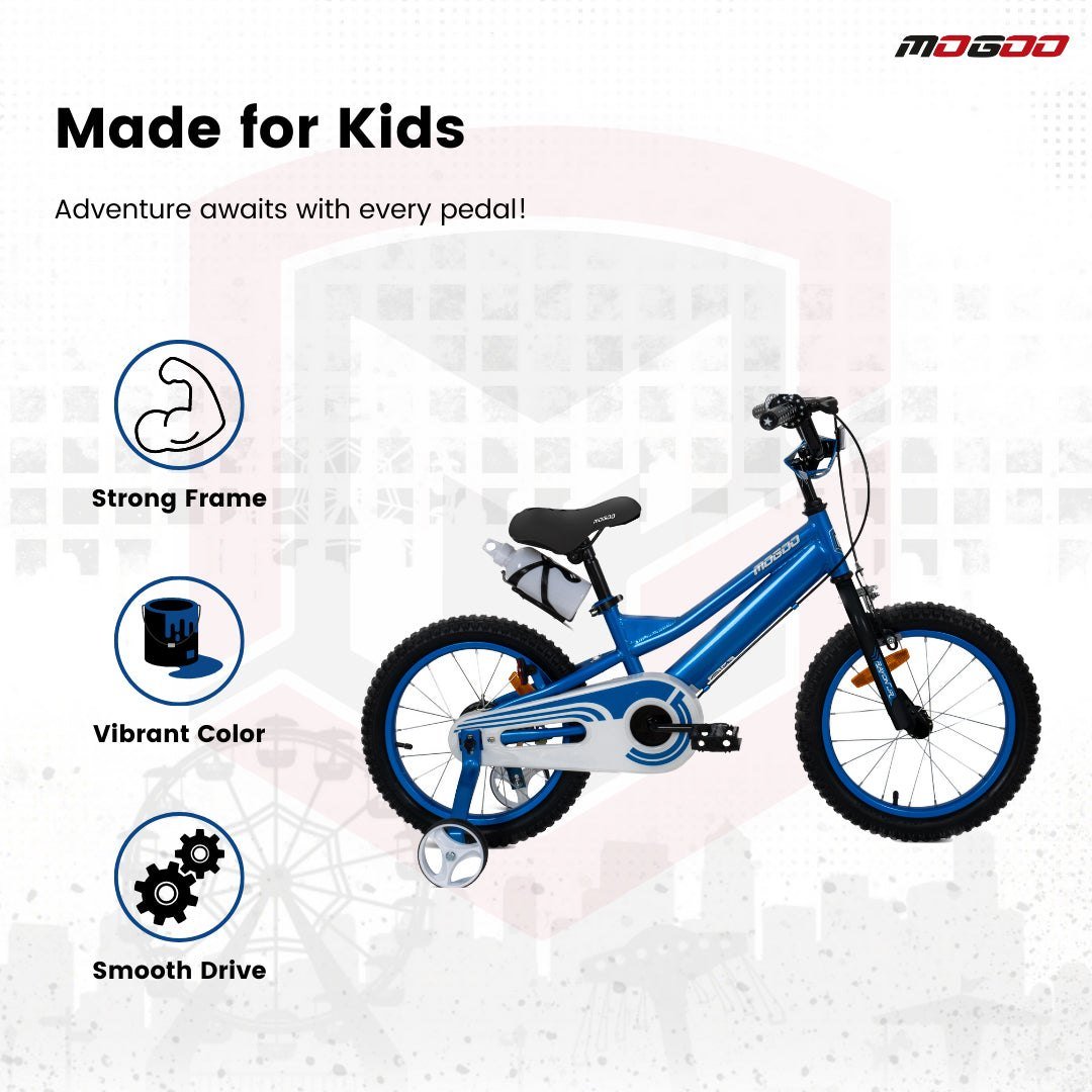 Rayon Junior 2.0 14" Kids Bicycle - Blue - Marah Kids