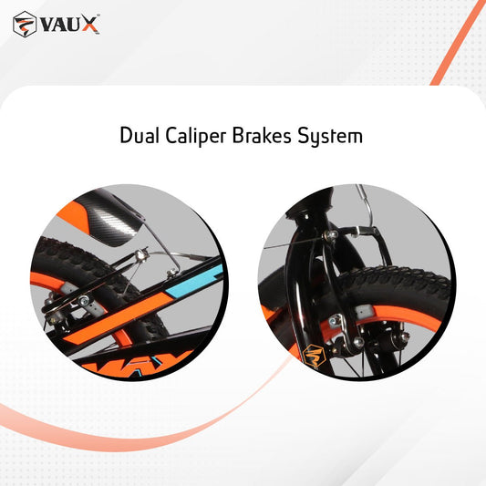 VAUX Max 14" Kids Bicycle - Orange - Marah Kids