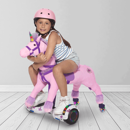 Zume Power Pony Hoverboard Ride - On Princess – 12 km/h, App - Controlled - Marah Kids