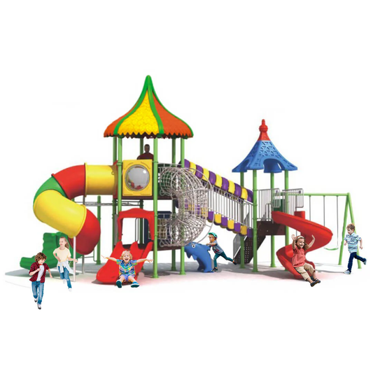Gambol - Carnival Gigantic Kids Outdoor Playset Amusement Swing And Slide Set - image 2