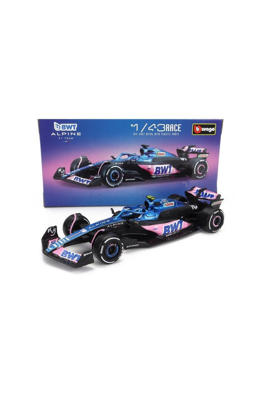 Bburago 2023 F1 Renault Alpine A523 10 Pierre Gasly 1:43 Scale Diecast Vehicle - Marah Kids