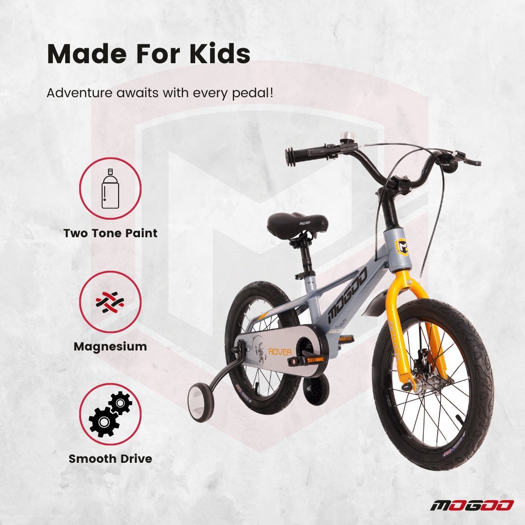 Rover Kids Magnesium Bike - 16 Inch - Grey - Marah Kids