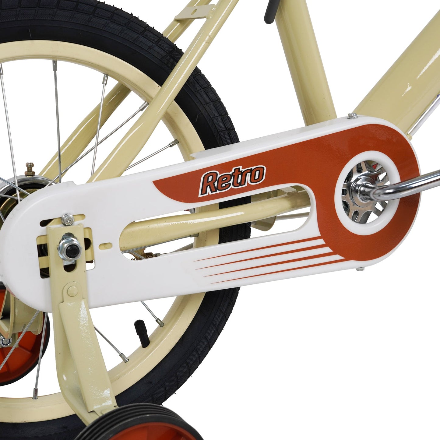 Retro 16-Inch Kids Bike - Beige