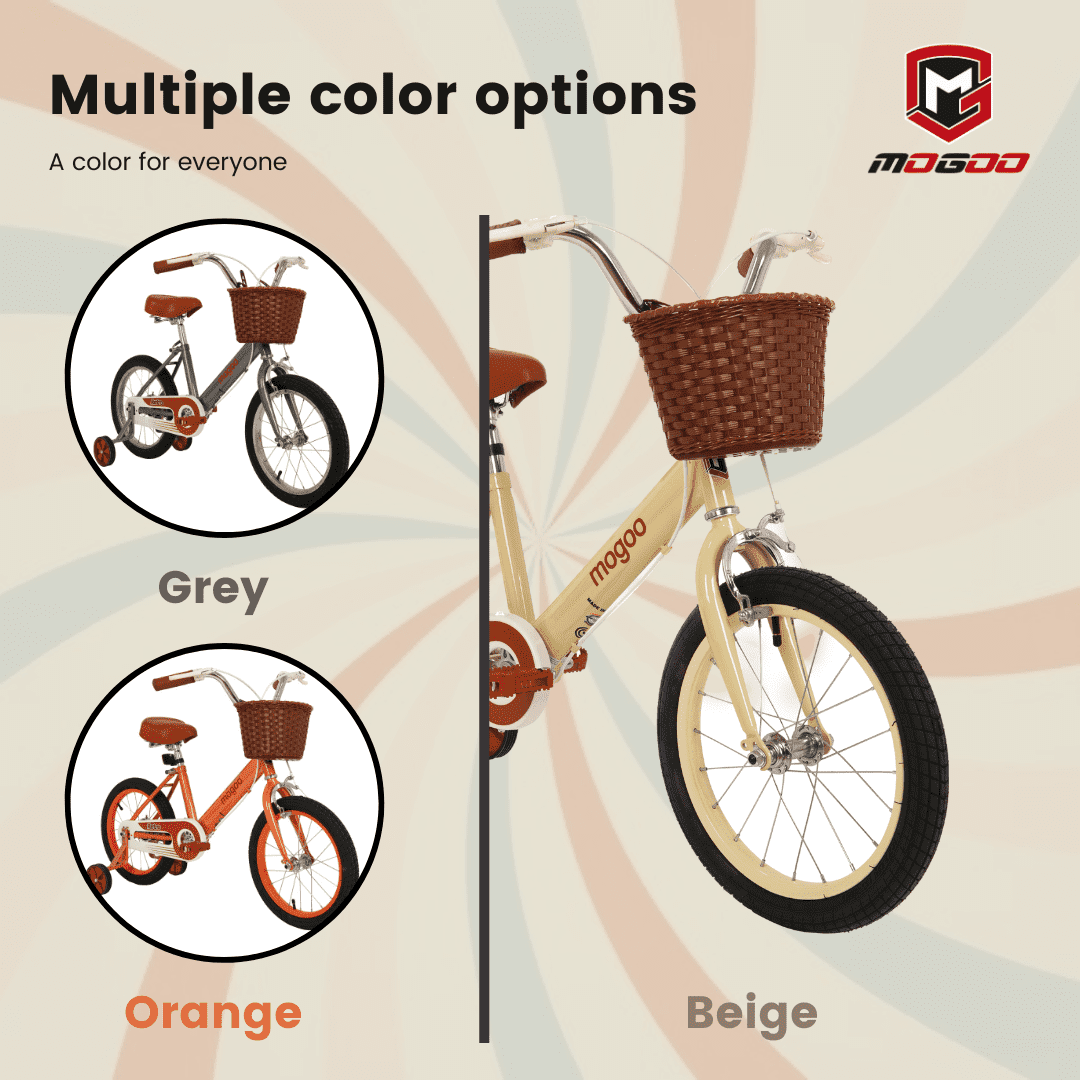 Retro 16-Inch Kids Bike - Beige