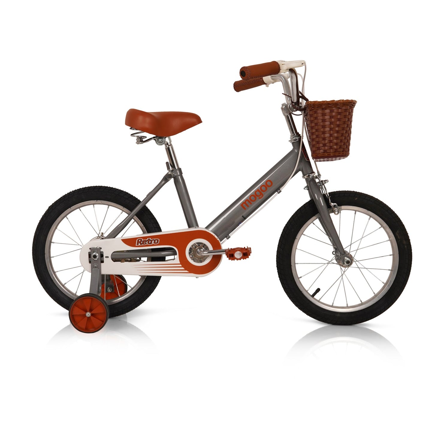 Retro 16 - Inch Kids Bike - Grey - Marah Kids
