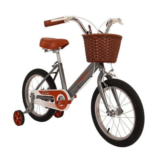 Retro 16 - Inch Kids Bike - Grey - Marah Kids