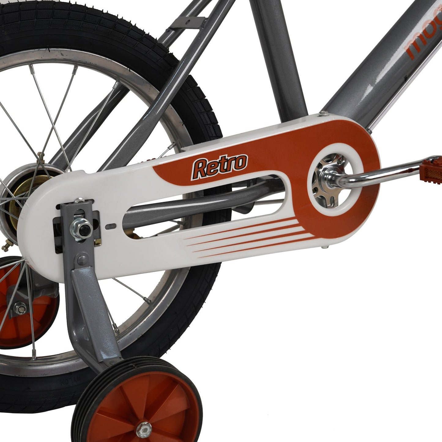 Retro 16 - Inch Kids Bike - Grey - Marah Kids