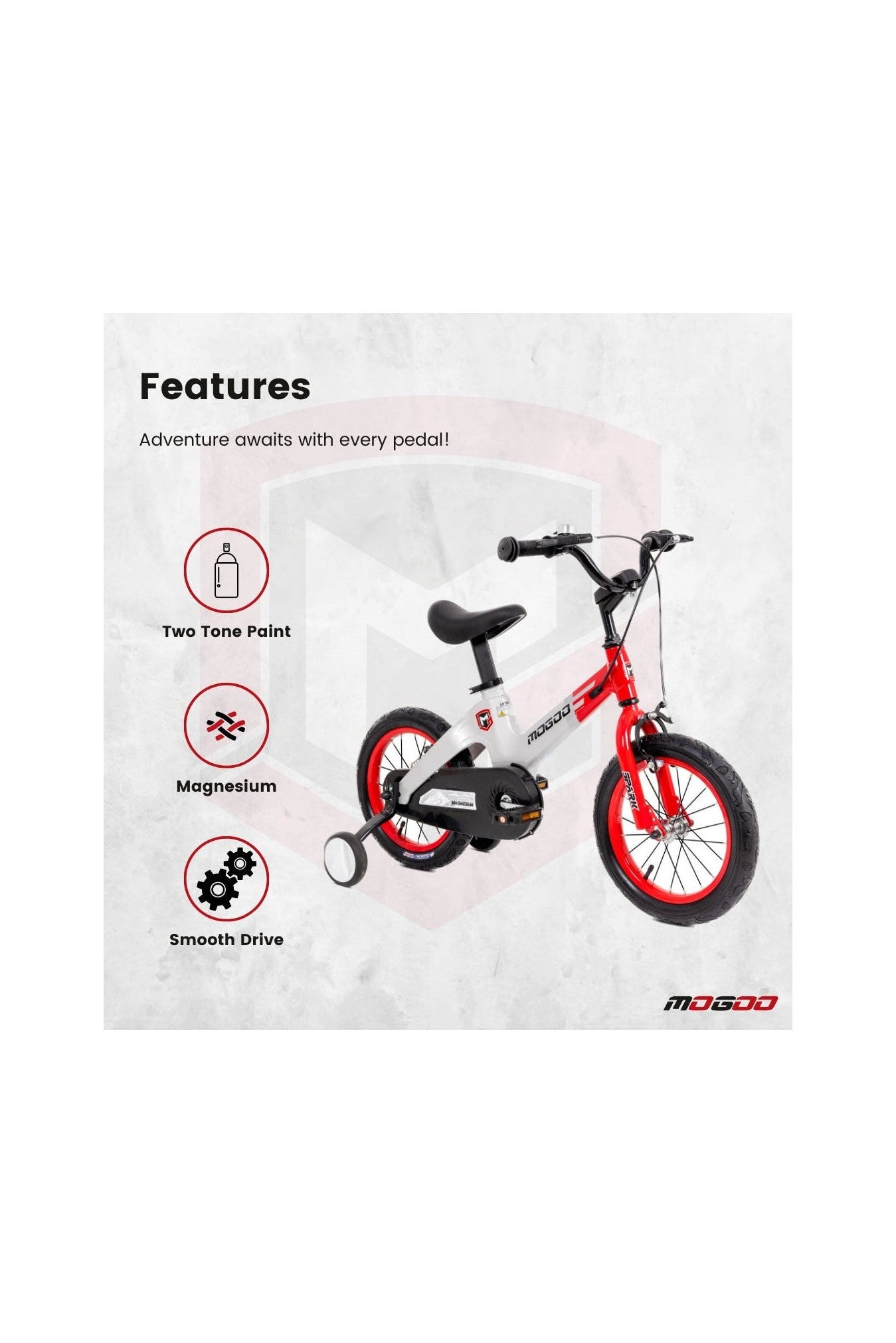 Spark 16" Magnesium Kids Bicycle - Red