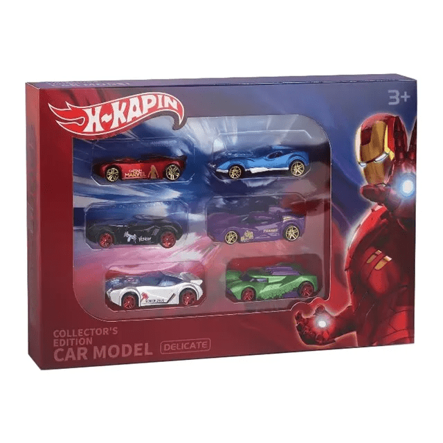 Stem 6Pcs Die Cast Car Set - Marah Kids