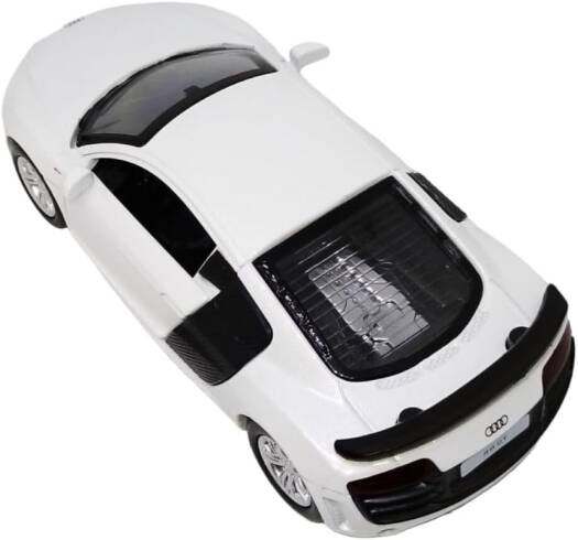 D - power MSZ – Audi R8 GT - White | Die - Cast Replica, Ultimate Collector's Item, Super Cars | Toy Vehicles, Metal Toy Car Model - Pull Back Collection | Size - 1:32, For Kids 3+ - Marah Kids