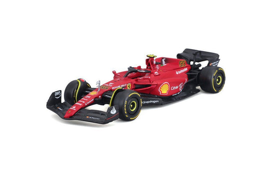 Bburago 1:43 Scale Formula Racing 2022 Ferrari F1 - 75 55 Carlos Sainz Diecast Model - Marah Kids