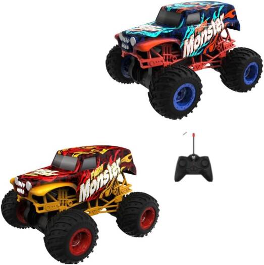 D - Power 1:16 R/C 2.4G FLAME MONSTER CAR LIGHT,MUSIC & USB - Marah Kids