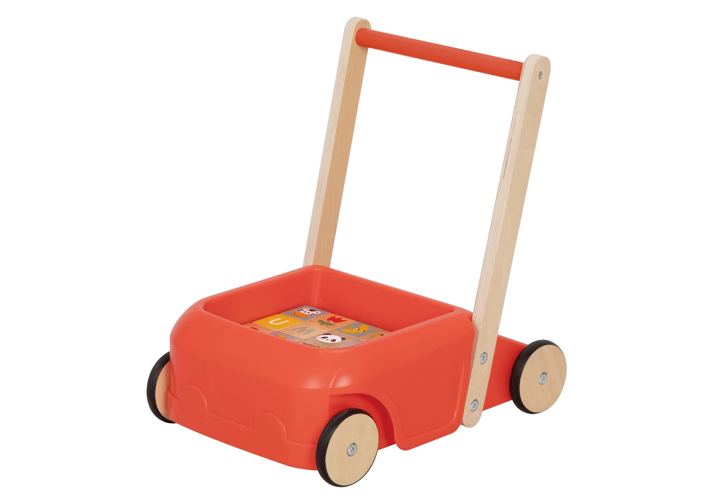 Tooky Toys Baby Walker wooden toddler toy for ages 3+ | Marah Kids UAE