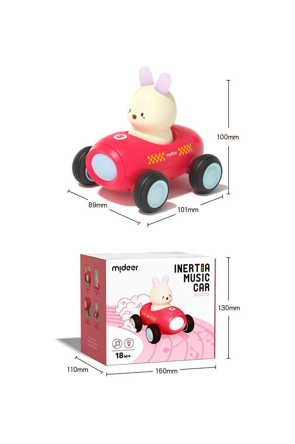 Musical Car - Bonnie Bunny