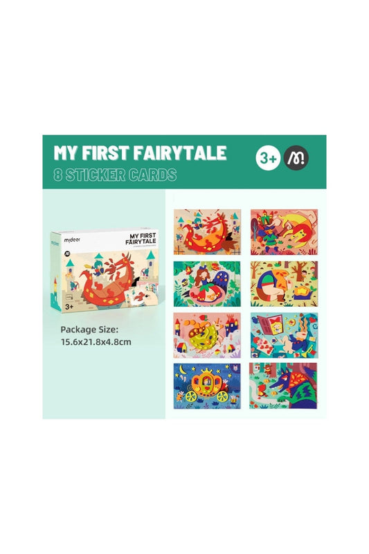 My First Fairytale - Sticker & Coloring Cards - Marah Kids