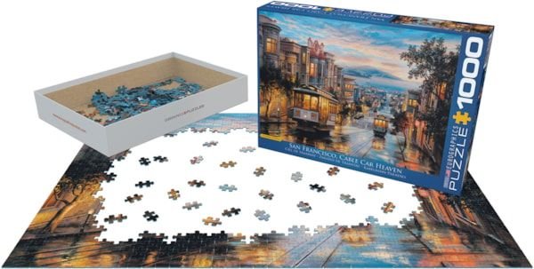 Eurographics Puzzle 1000 San Francisco Cable Car Heaven - Marah Kids