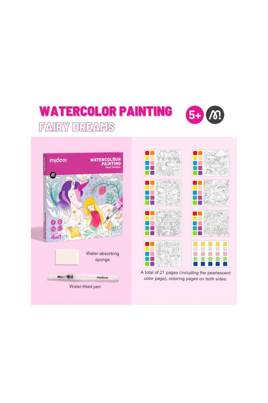 Watercolor Painting Kit - Fairy Dreams - Marah Kids