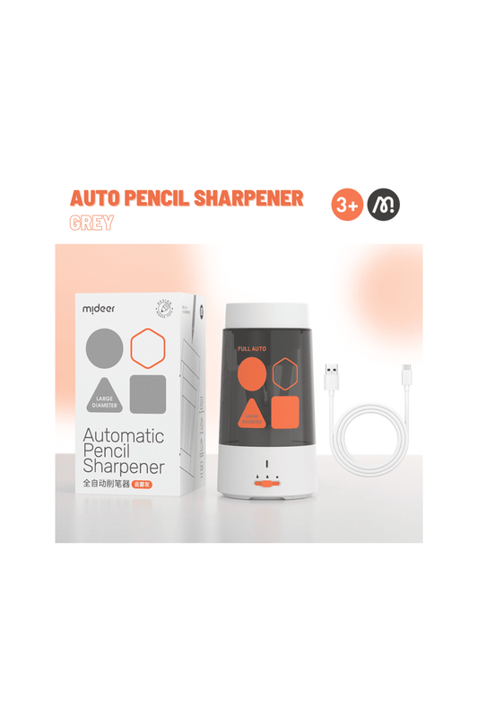 Automatic Pencil Sharpener - Grey - Marah Kids