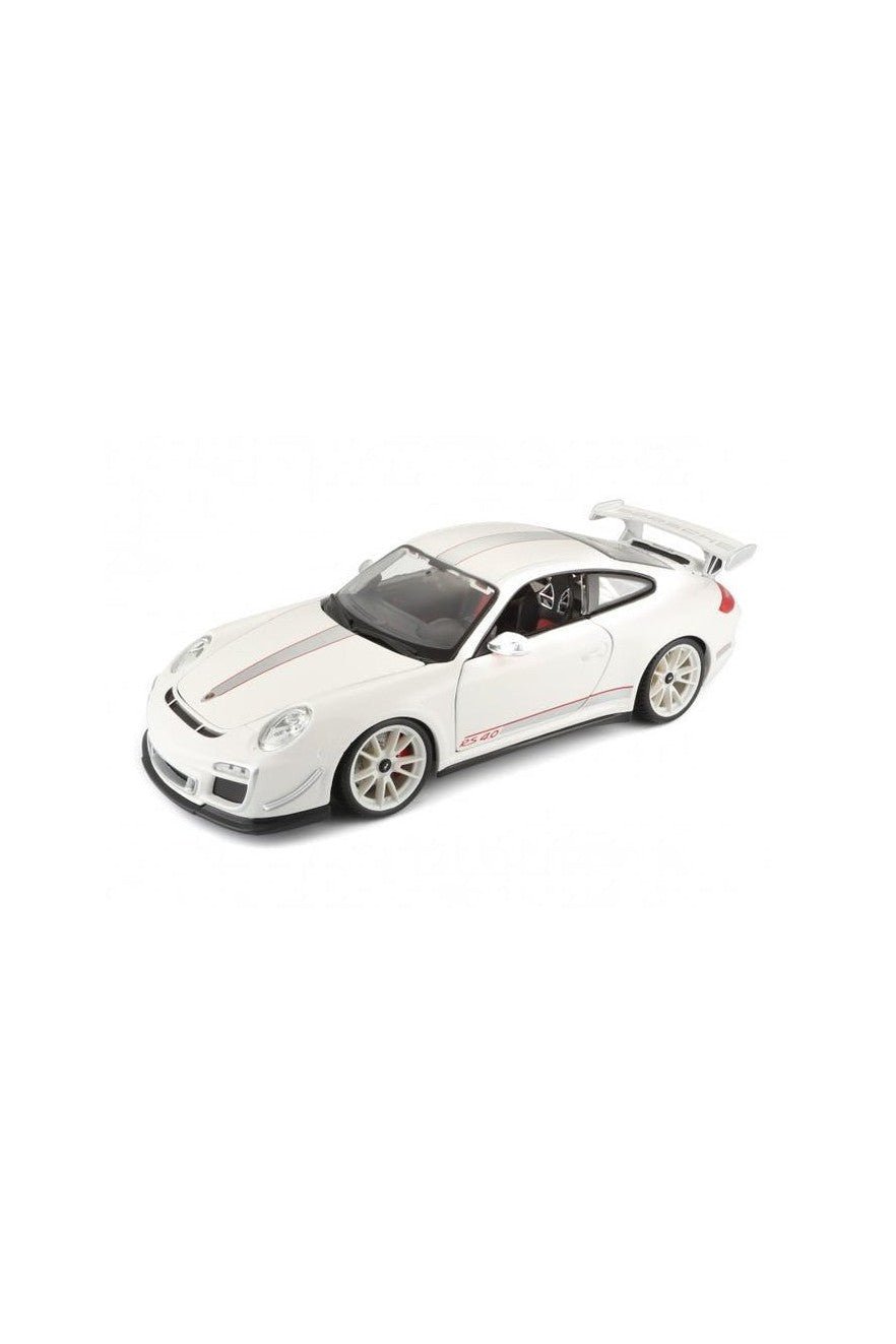 Bburago 1:18 Porsche GT3 RS 4.0 White Diecast Model - Marah Kids