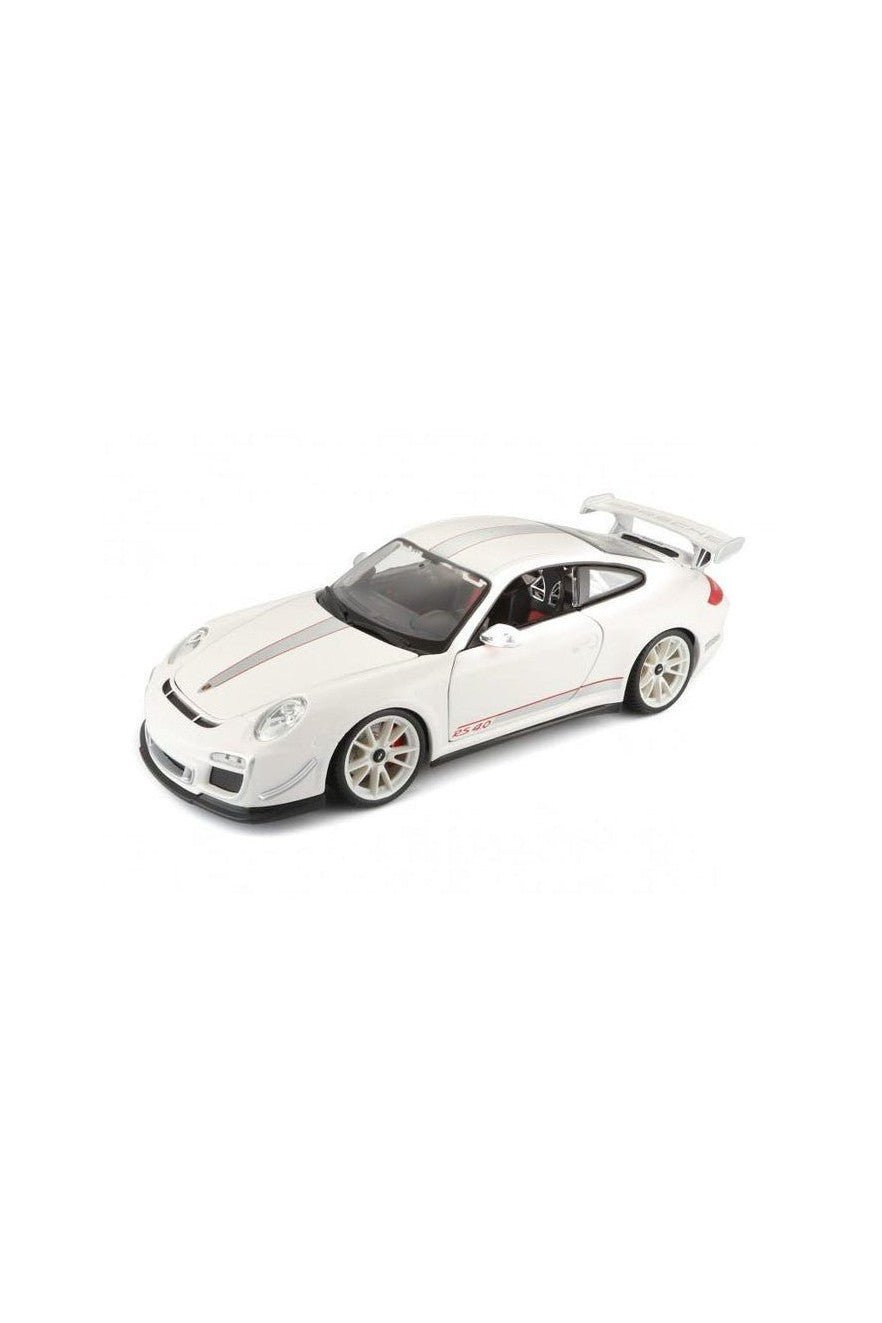 Bburago 1:18 Porsche GT3 RS 4.0 White Diecast Model - Marah Kids