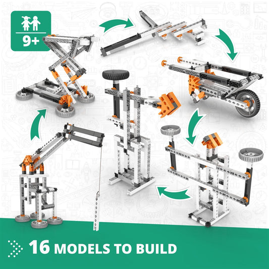Engino STEM Mechanics : Levers, Linkages & Structures Construction Kit - Marah Kids