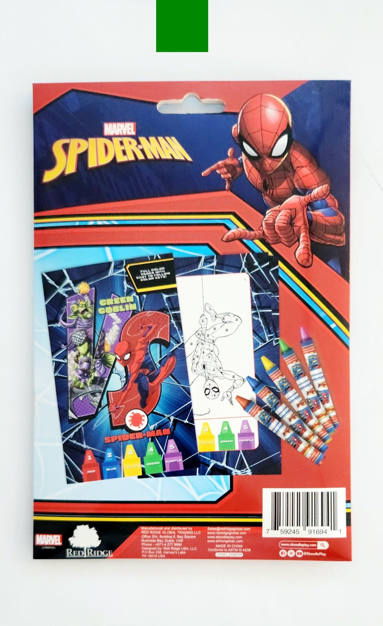 Disney Spider - Man Color By Number - Marah Kids