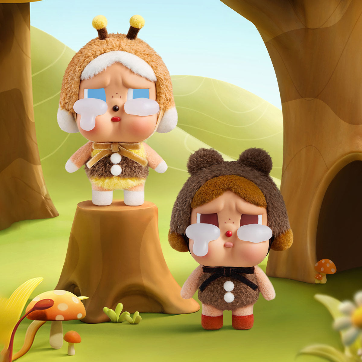Pop Mart Crybaby Crying Again Series Vinyl Face