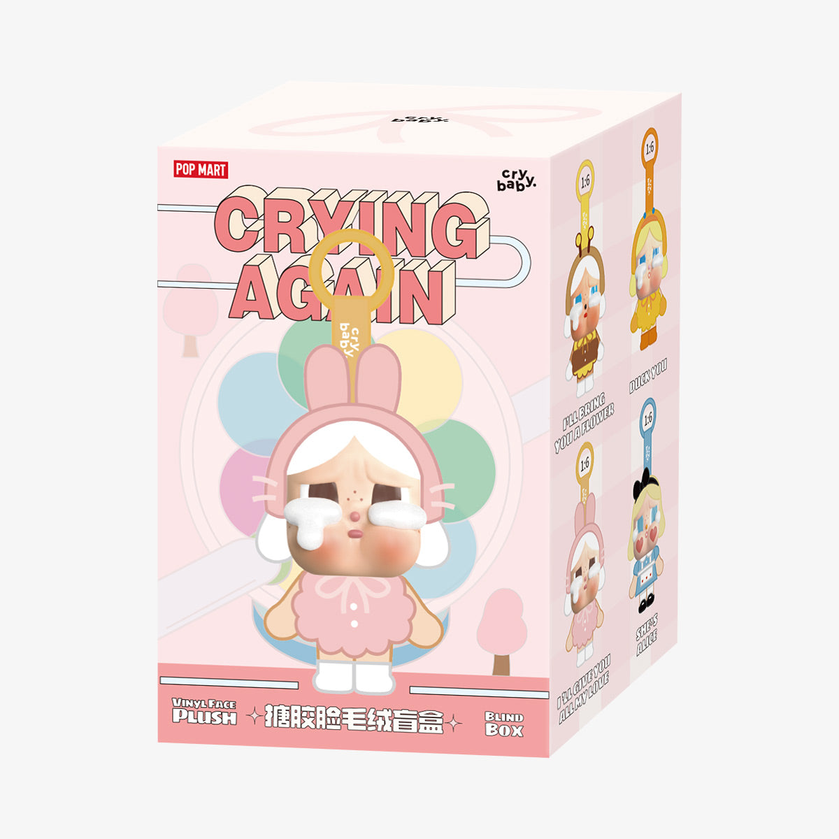 Pop Mart Crybaby Crying Again Series Vinyl Face