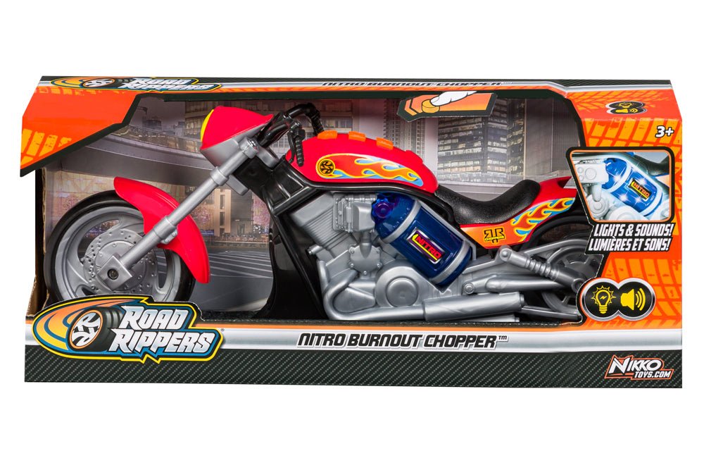 Nikko Road Ripper Nitro Burnout Chopper with Light and Sounds - Assorted - Marah Kids