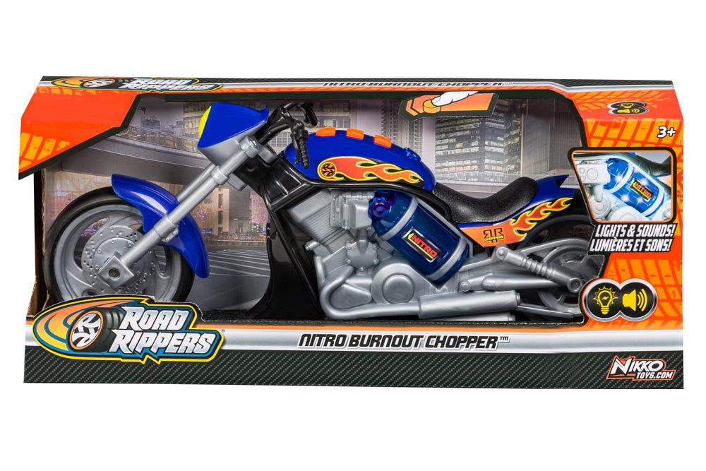 Nikko Road Ripper Nitro Burnout Chopper with Light and Sounds - Assorted - Marah Kids