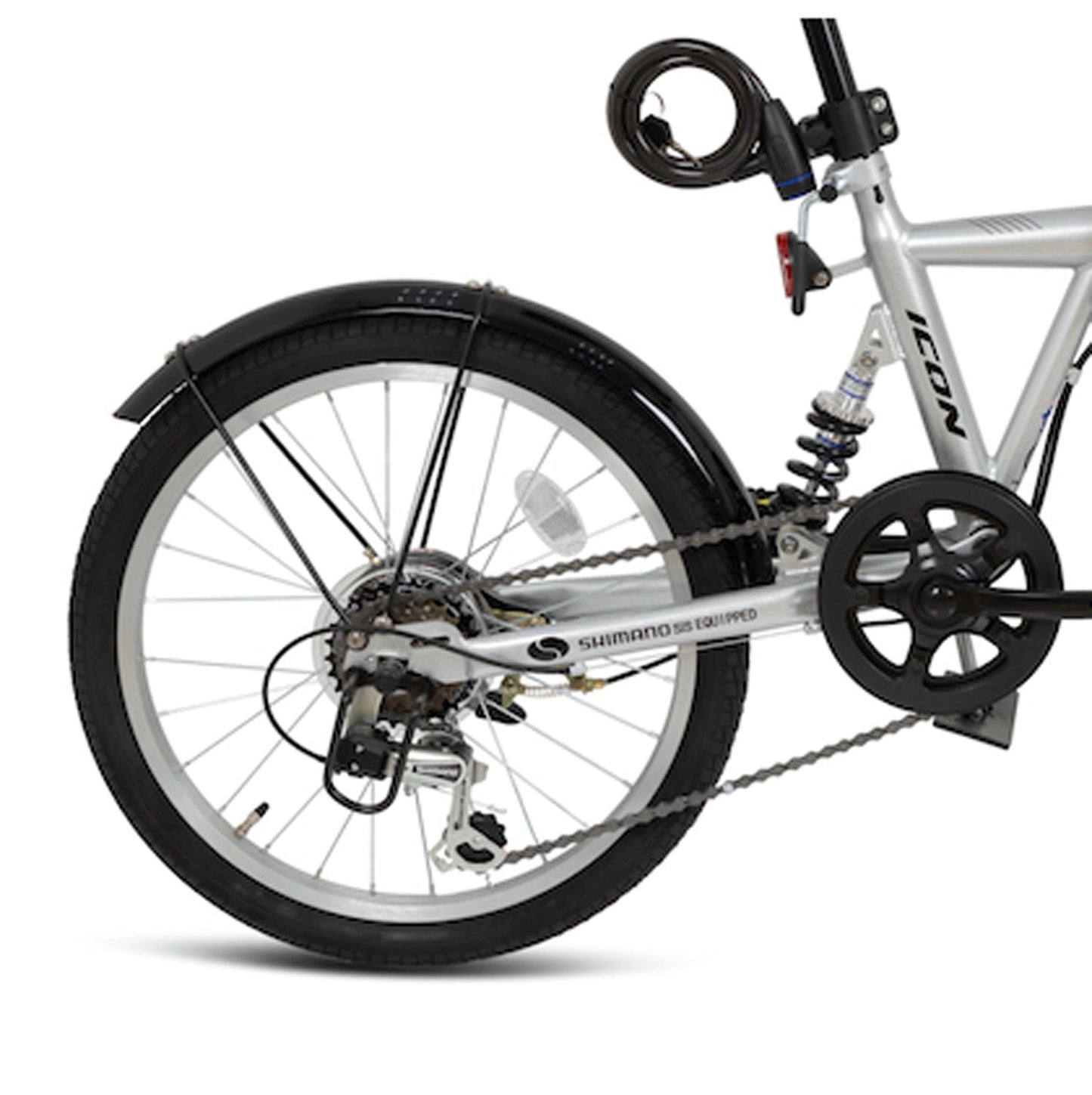 Icon 20" Folding City Bike - Silver - Marah Kids