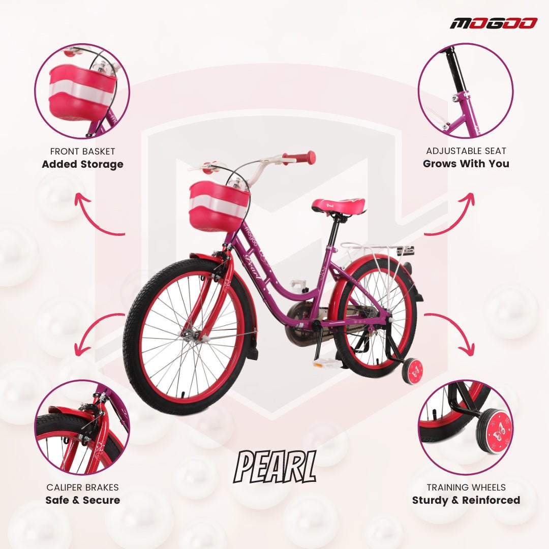Pearl Girls Bike - 20 Inch - Purple