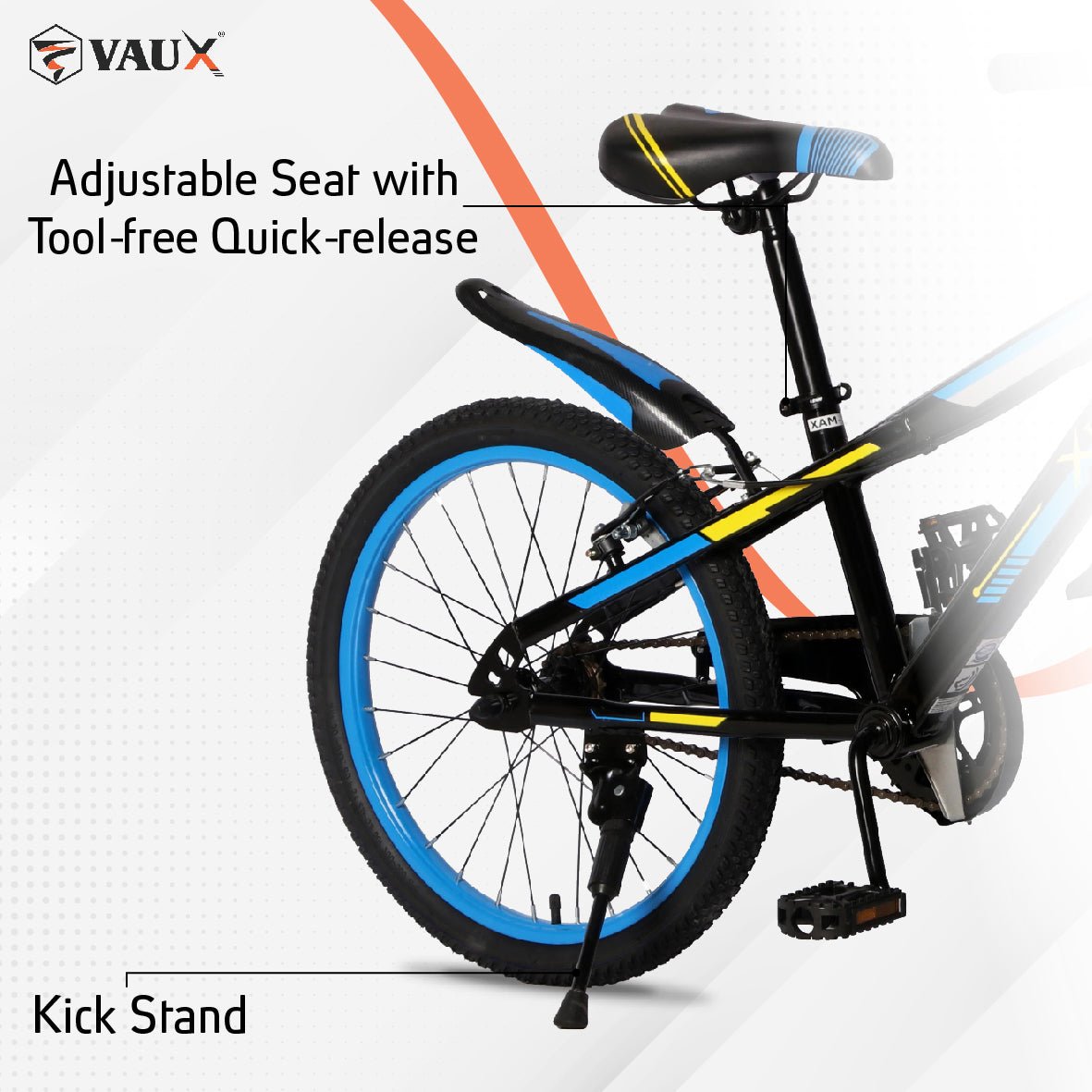 VAUX Max 20" Kids Bicycle - Blue - Marah Kids