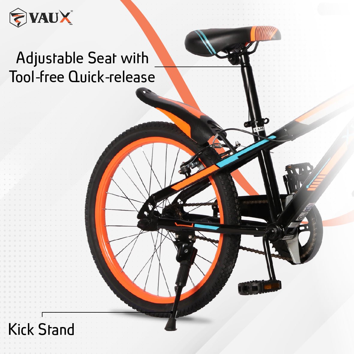VAUX Max 20" Kids Bicycle - Orange - Marah Kids