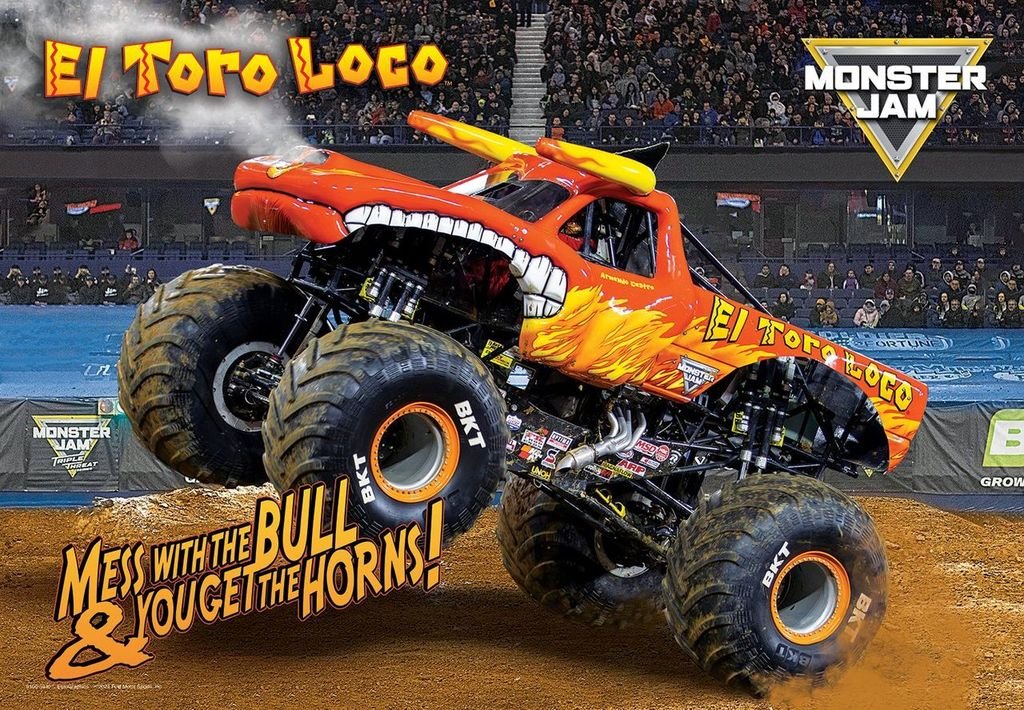 Eurographics Puzzle 100 In Lunch Bag - Monster Jam El Toro Loco - Marah Kids