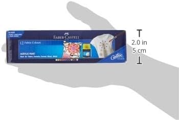 FABER - CASTELL FABRIC PAINT COLORS 12X10ML - Marah Kids